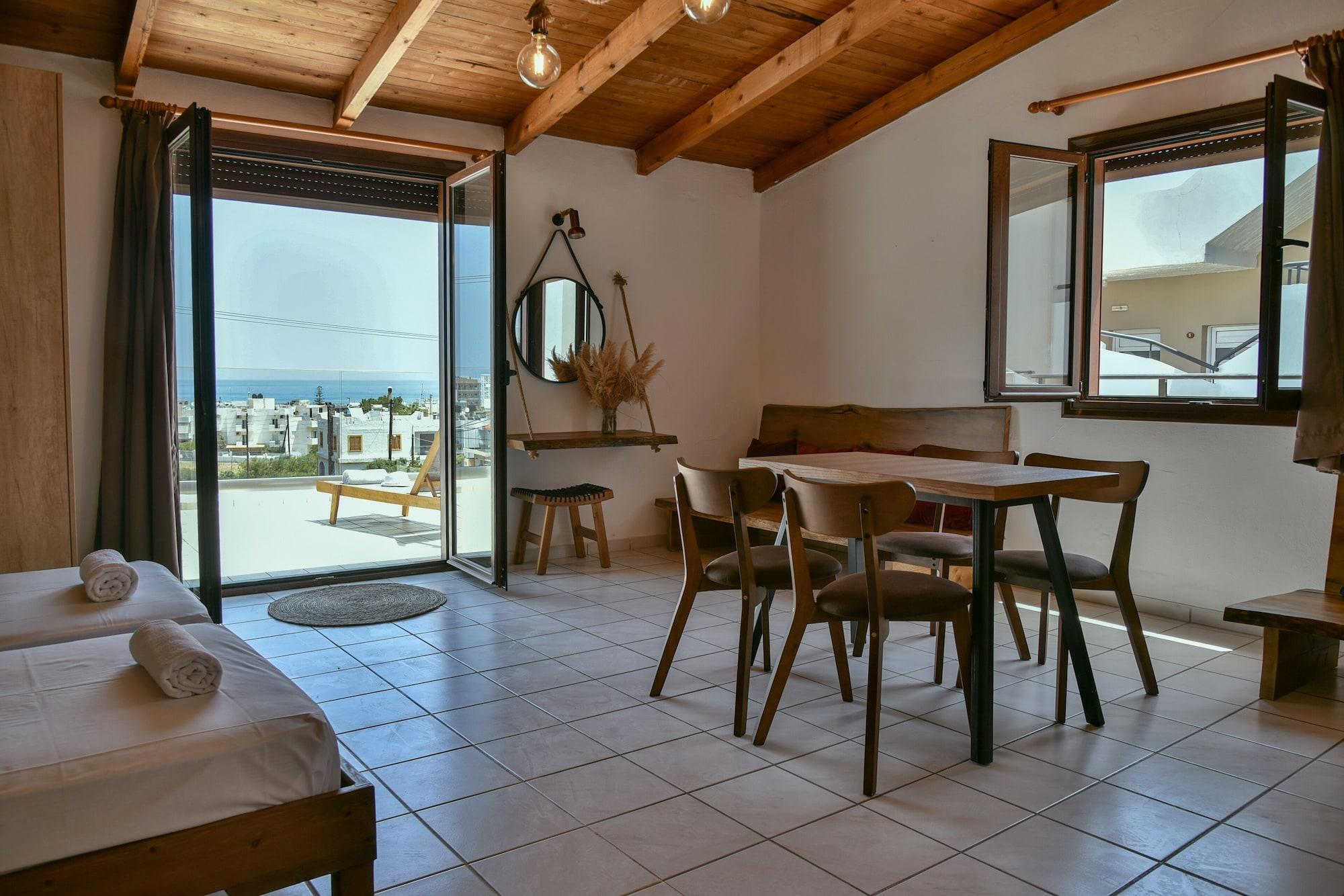 Iraklis Apartments Stalida Eksteriør bilde